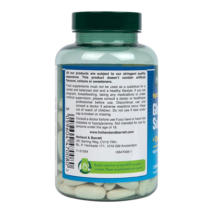 Holland & Barrett High Strength Glucosamine Sulphate & Chondroitin 120 Tablets